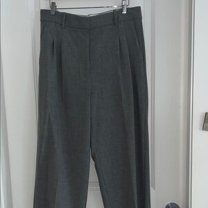 Aritzia Effortless Charcoal Dress Pants